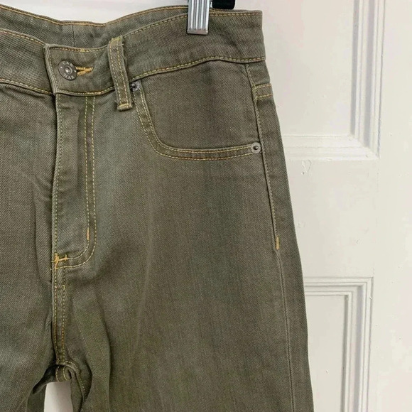 High Rise Carmar Green Denim Jeans - skinny - Picture 3 of 8